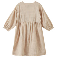 Caramel Pin Stripe Yarrow Dress