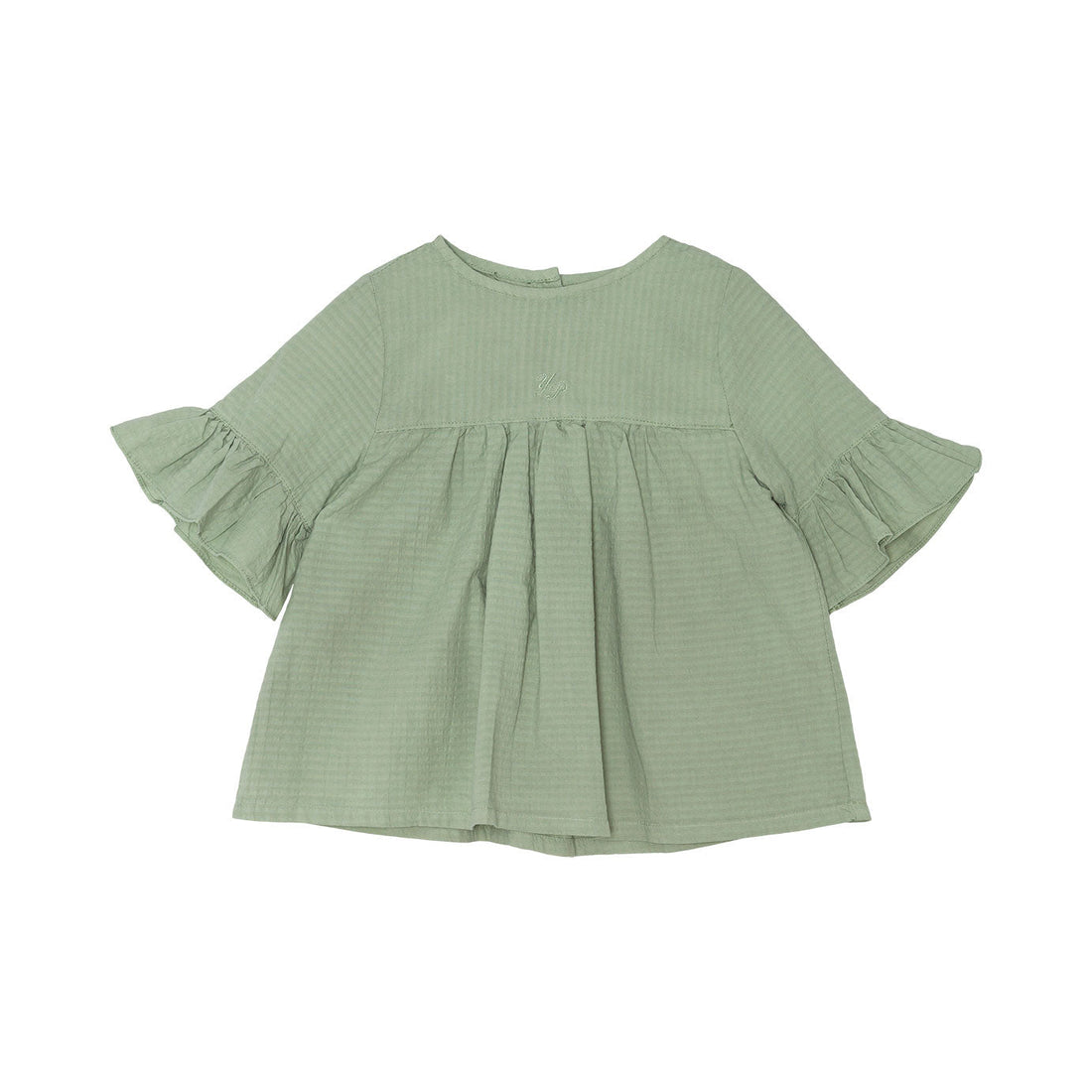 Yellow Pelota blouses 3m Yellow Pelota Green Mint Wendy Baby Blouse
