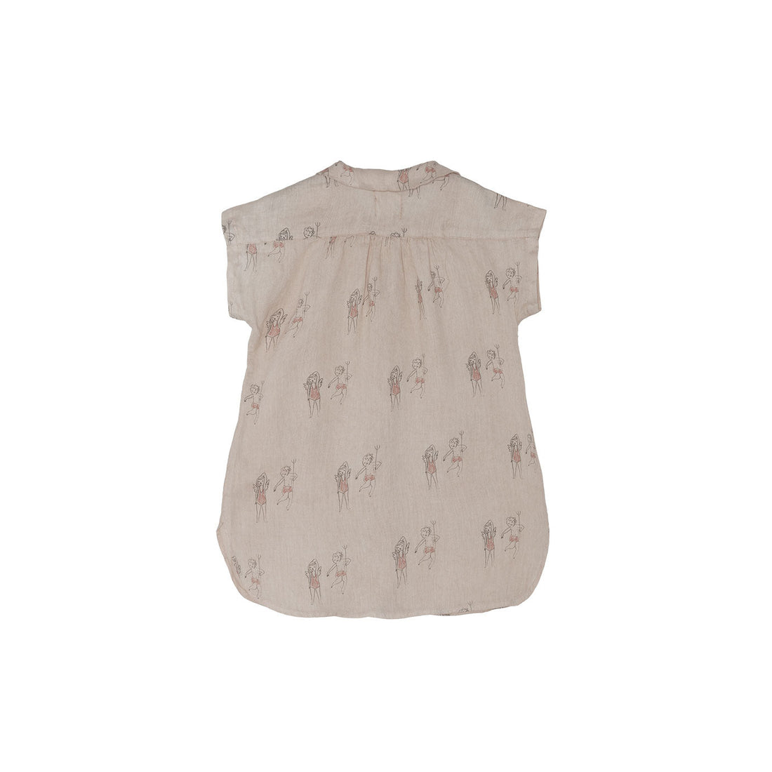 Yellow Pelota dresses Yellow Pelota Grey Sand Printed Dress