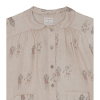 Yellow Pelota dresses Yellow Pelota Grey Sand Printed Dress