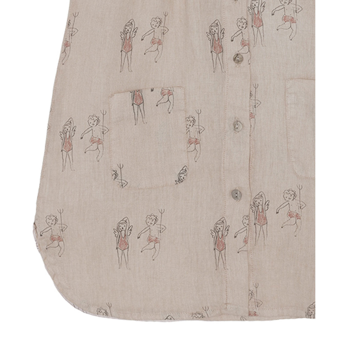 Yellow Pelota dresses Yellow Pelota Grey Sand Printed Dress
