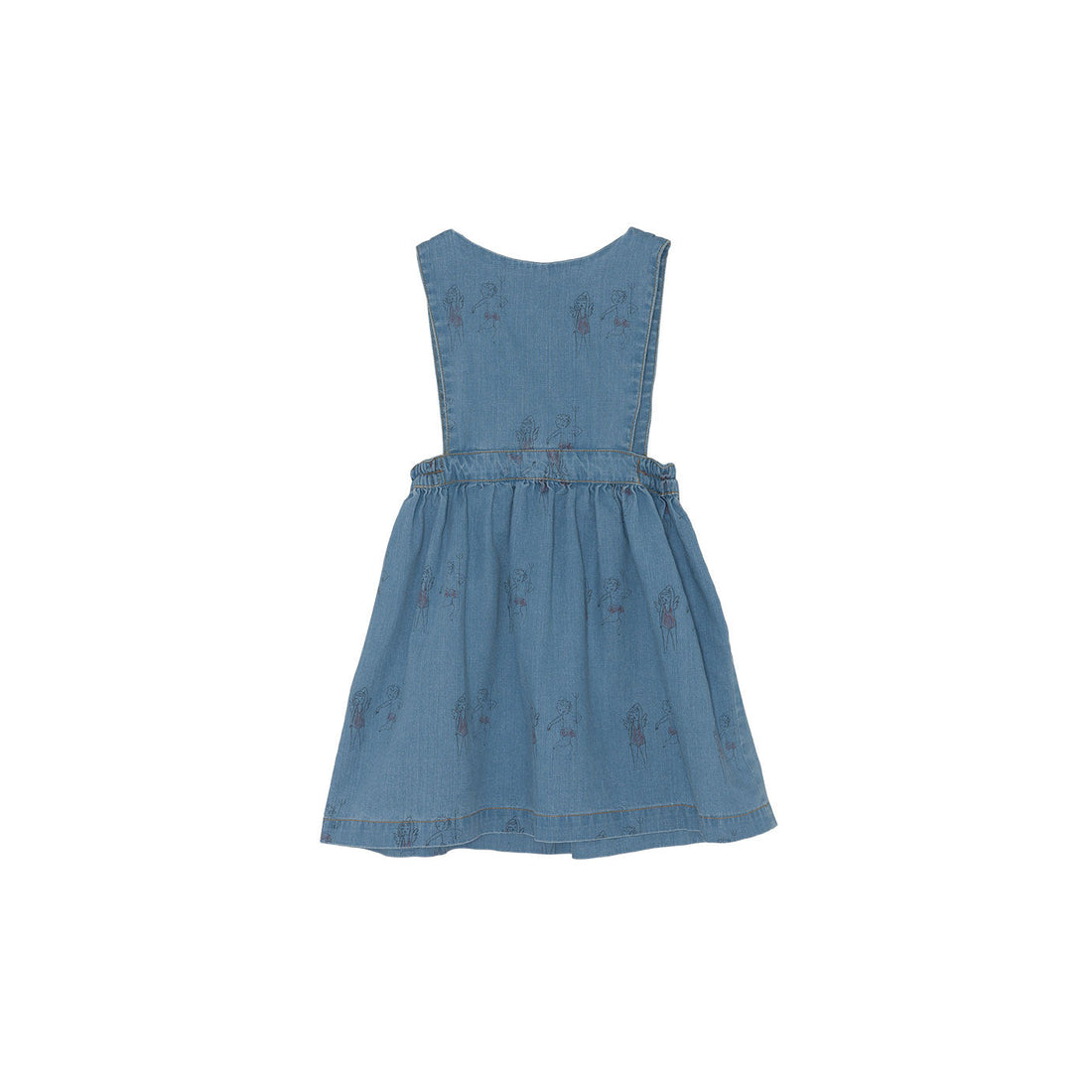 Yellow Pelota dresses Yellow Pelota Stone Washed Denim Dress