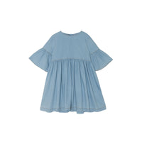 Yellow Pelota dresses Yellow Pelota Stone Washed Denim Flow Dress