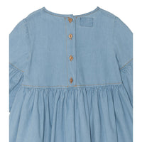 Yellow Pelota dresses Yellow Pelota Stone Washed Denim Flow Dress