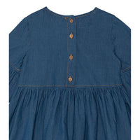 Yellow Pelota dresses Yellow Pelota Washed Denim Flow Dress
