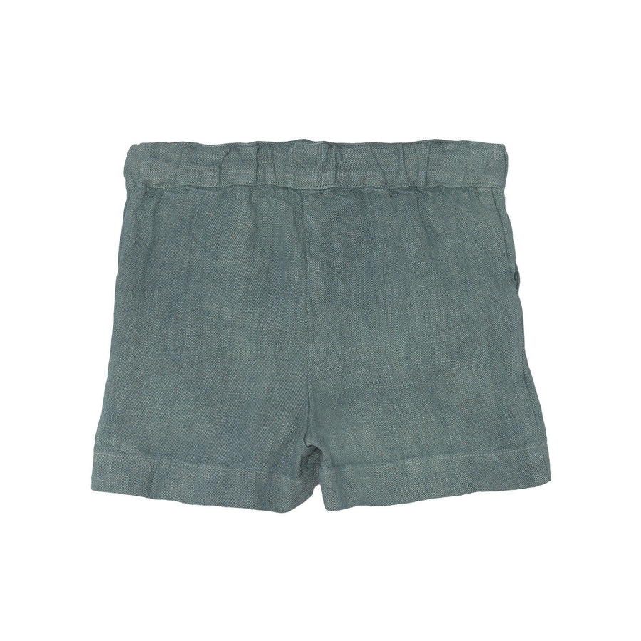 Yellow Pelota pants Yellow Pelota Blue Sky Sunrise Baby Shorts