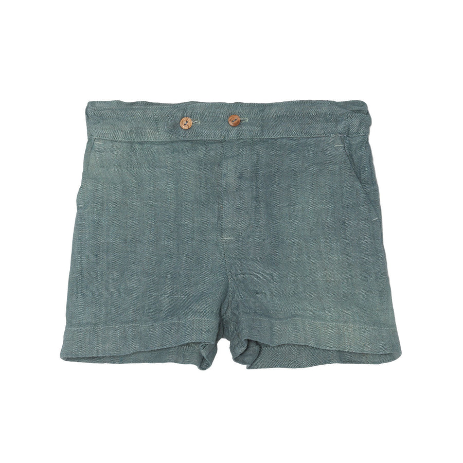 Yellow Pelota pants Yellow Pelota Blue Sky Sunrise Baby Shorts