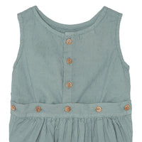 Yellow Pelota Rompers and Bodysuits Yellow Pelota Blue Sky Bow Romper