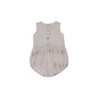 Yellow Pelota Rompers and Bodysuits Yellow Pelota Grey Sand Printed Playsuit