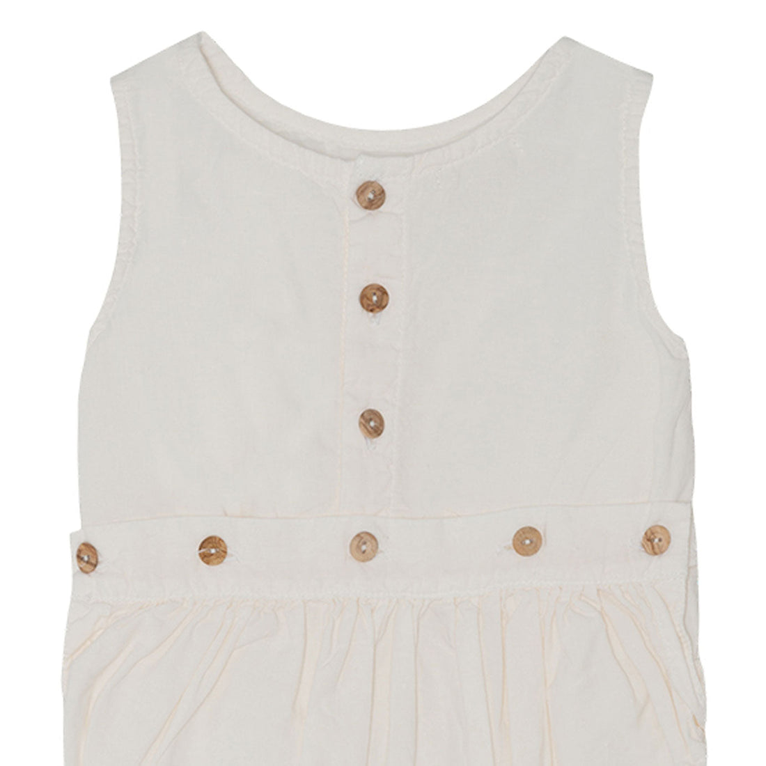 Yellow Pelota Rompers and Bodysuits Yellow Pelota Natural Flour Bow Romper