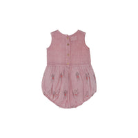 Yellow Pelota Rompers and Bodysuits Yellow Pelota Strawberry Printed Playsuit