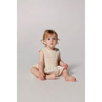 Yellow Pelota rompers Yellow Pelota Natural Bees Romper