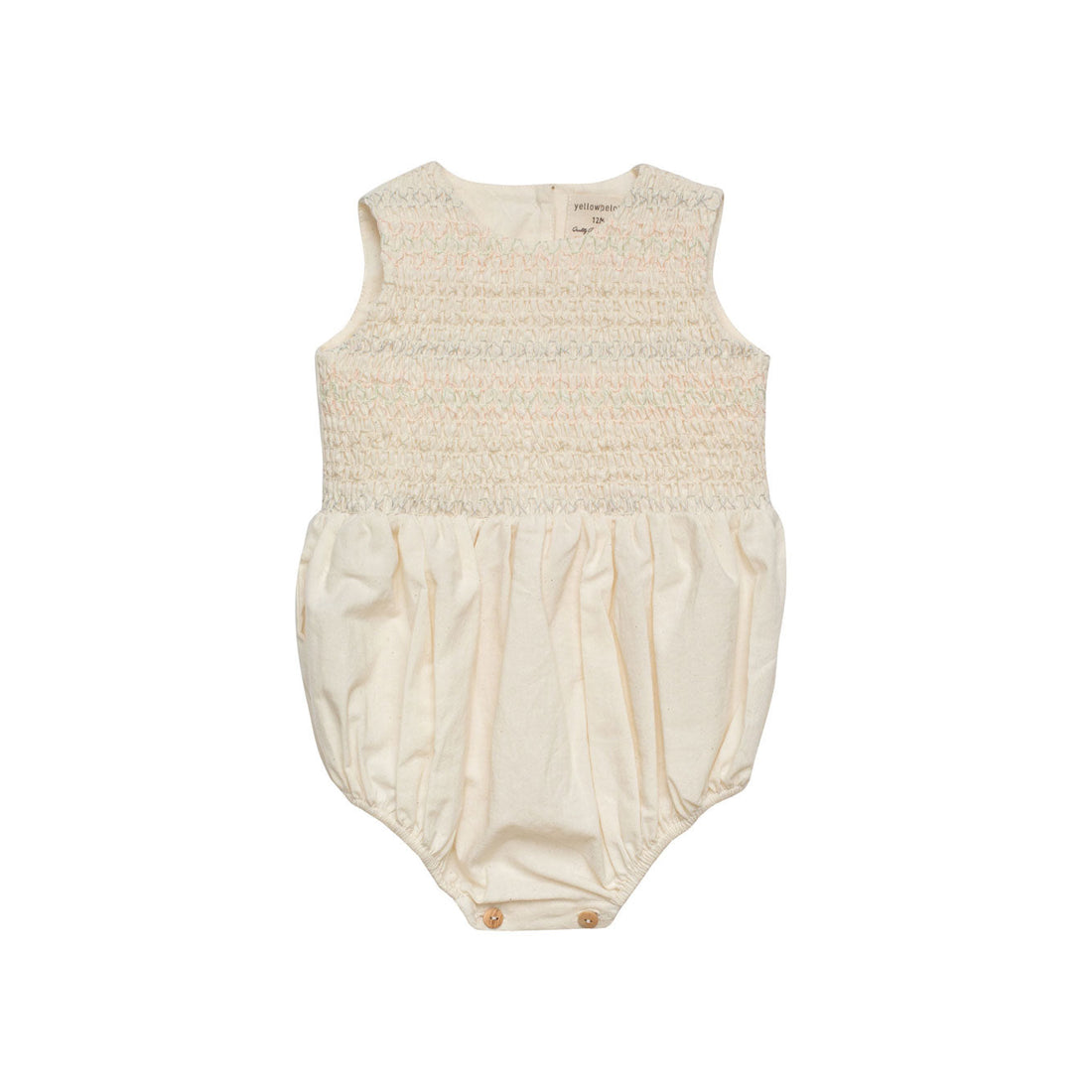 Yellow Pelota rompers Yellow Pelota Natural Bees Romper