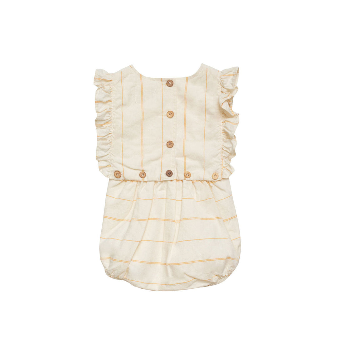 Yellow Pelota rompers Yellow Pelota Norma Yellow Stripe Romper