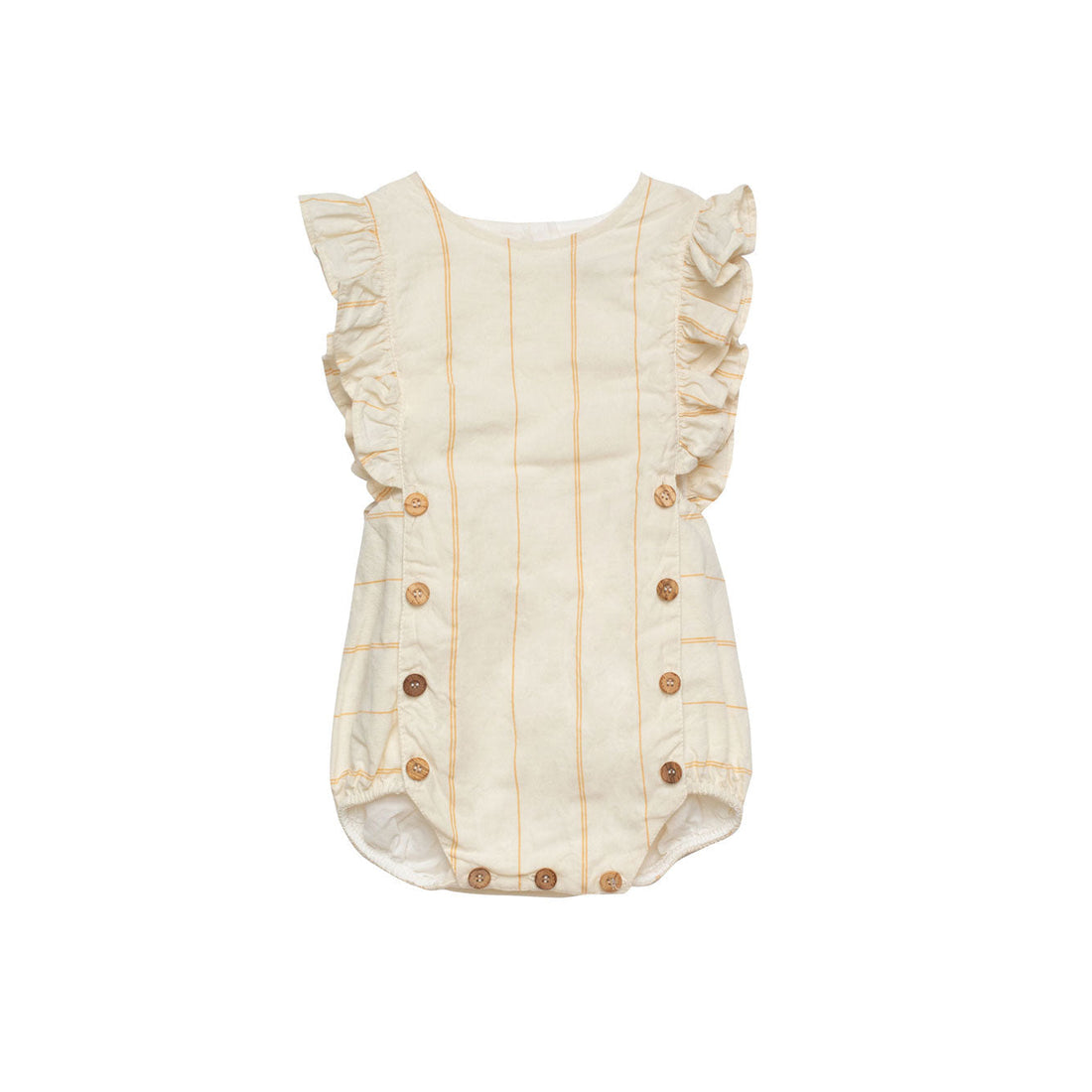 Yellow Pelota rompers Yellow Pelota Norma Yellow Stripe Romper