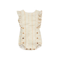Yellow Pelota rompers Yellow Pelota Norma Yellow Stripe Romper