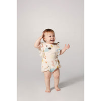 Yellow Pelota rompers Yellow Pelota Terrazo Norma Romper