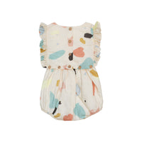 Yellow Pelota rompers Yellow Pelota Terrazo Norma Romper