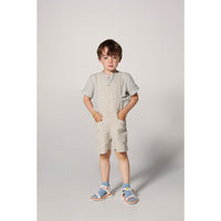 Yellow Pelota Shorts Yellow Pelota Natural Linen Lionel Playsuit