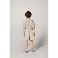 Yellow Pelota Shorts Yellow Pelota Natural Linen Lionel Playsuit