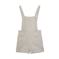 Yellow Pelota Shorts Yellow Pelota Natural Linen Lionel Playsuit