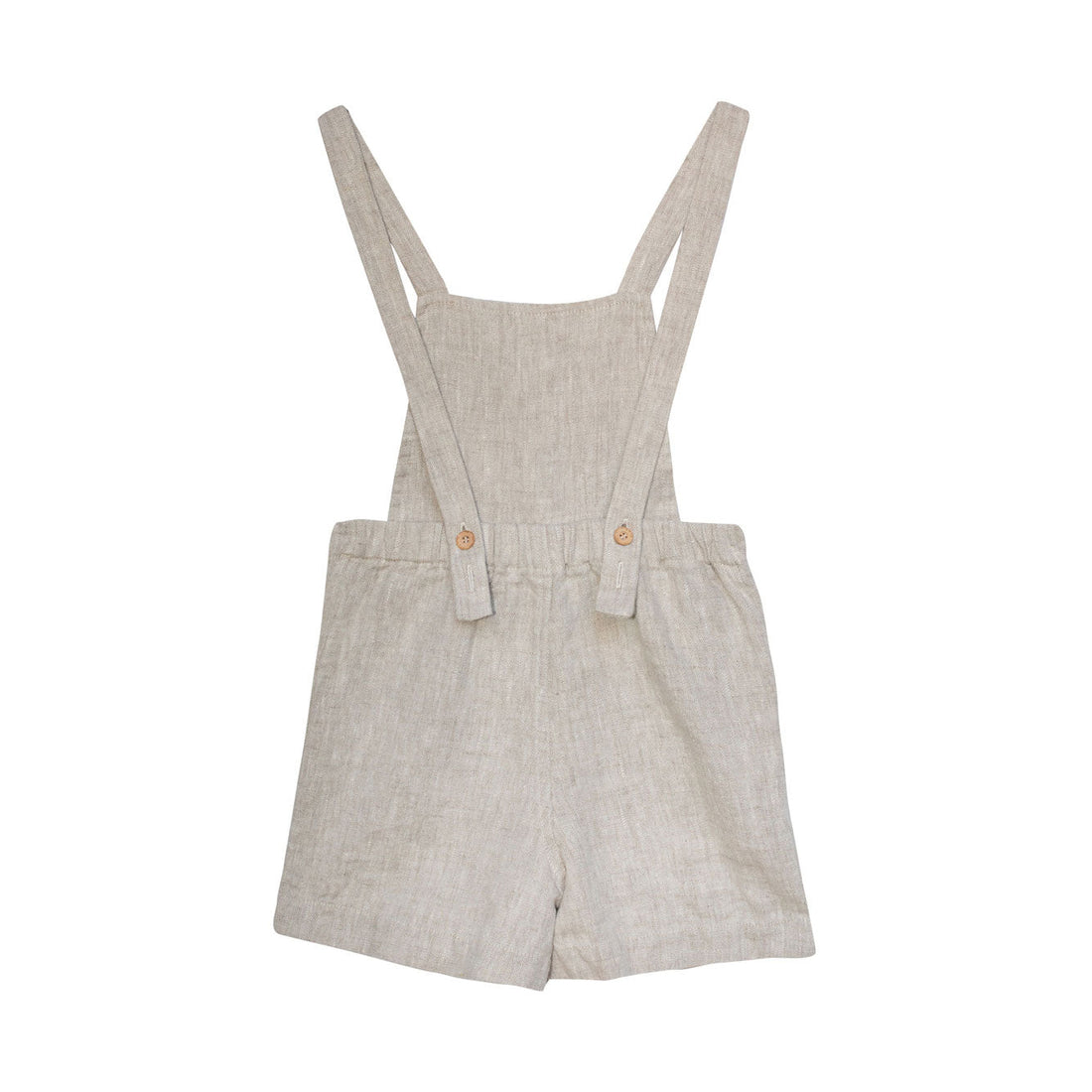 Yellow Pelota Shorts Yellow Pelota Natural Linen Lionel Playsuit