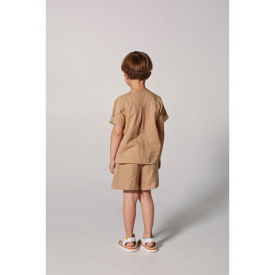 Yellow Pelota Shorts Yellow Pelota Toast Tom Linen Shorts