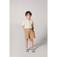 Yellow Pelota Shorts Yellow Pelota Toast Tom Linen Shorts