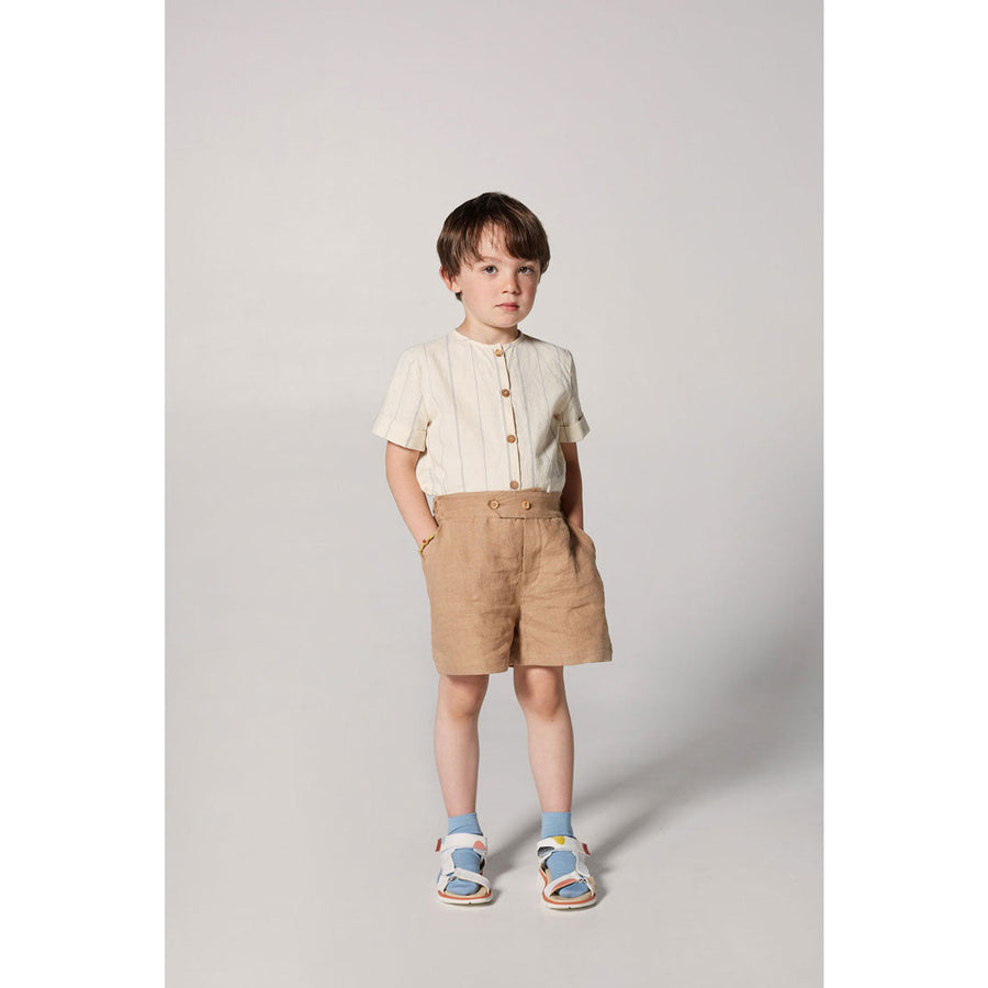 Yellow Pelota Shorts Yellow Pelota Toast Tom Linen Shorts