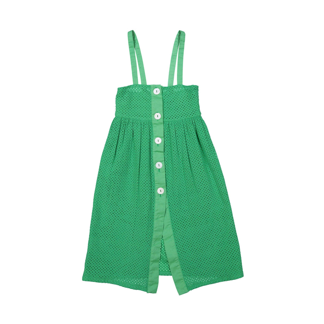 You and Me dresses You and Me Green Eyelet Suspender Dress