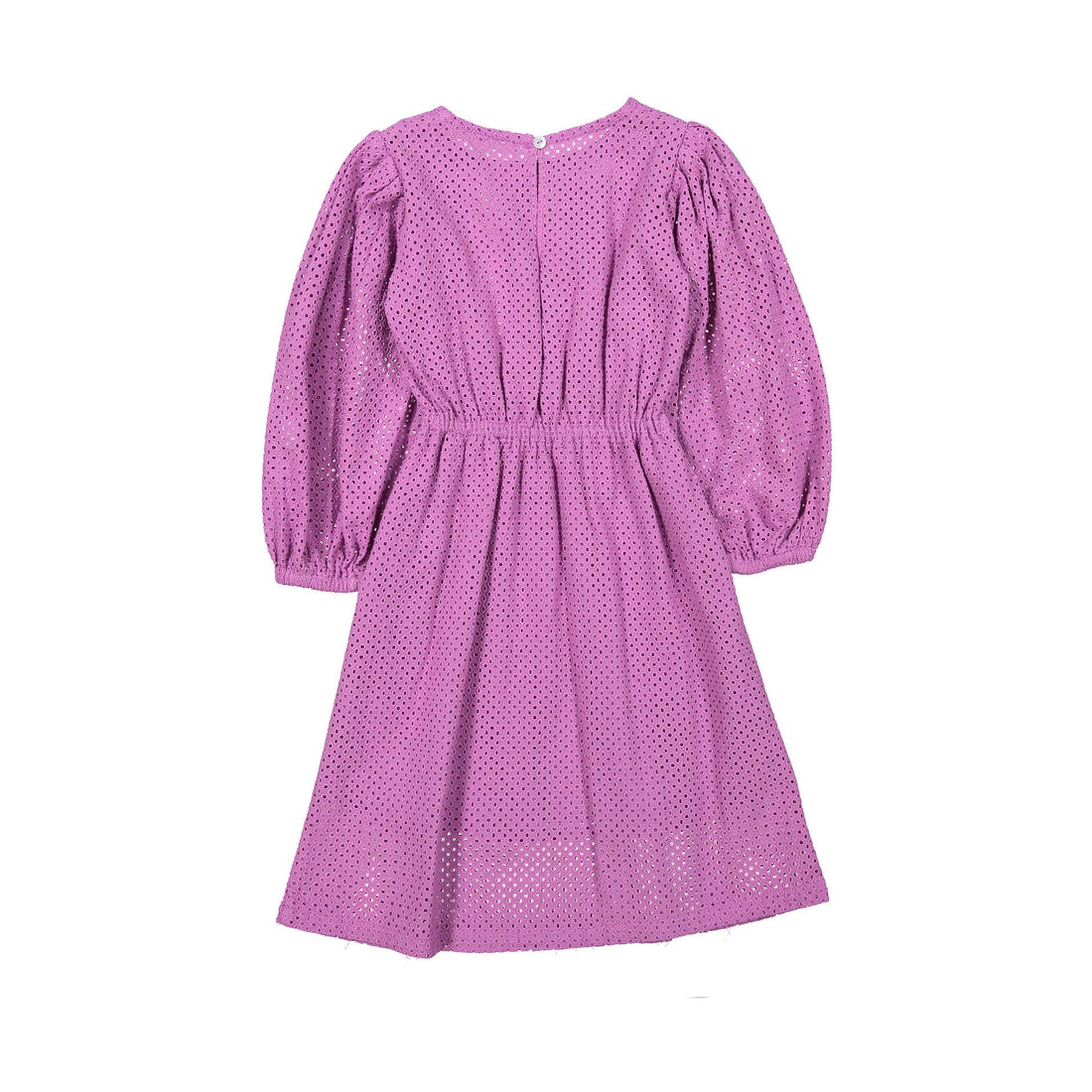 You and Me dresses You and Me Mauve Eyelet Puff Sleeve Dress