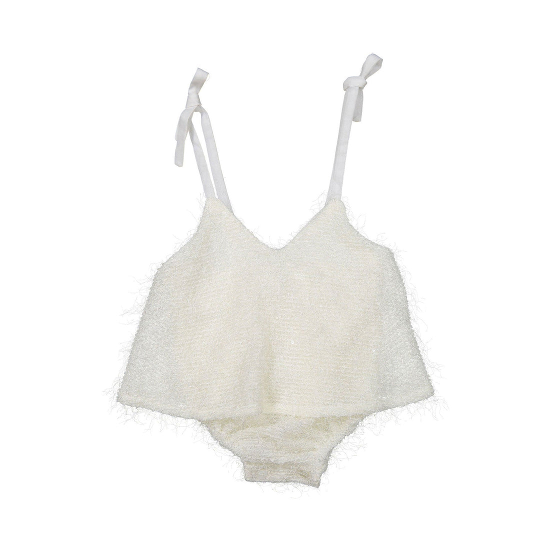 You and Me rompers You and Me Ecru Fringed Romper