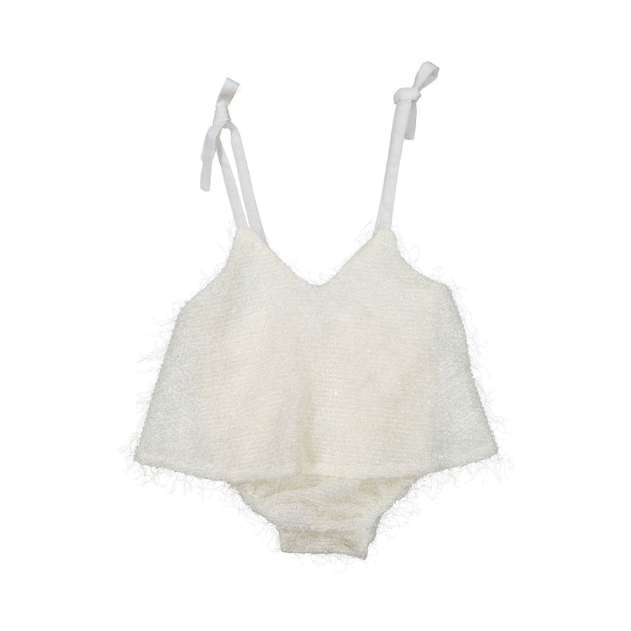 You and Me rompers You and Me Ecru Fringed Romper