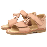 Young Soles shoes Young Soles Nude Pink Flo Sandals