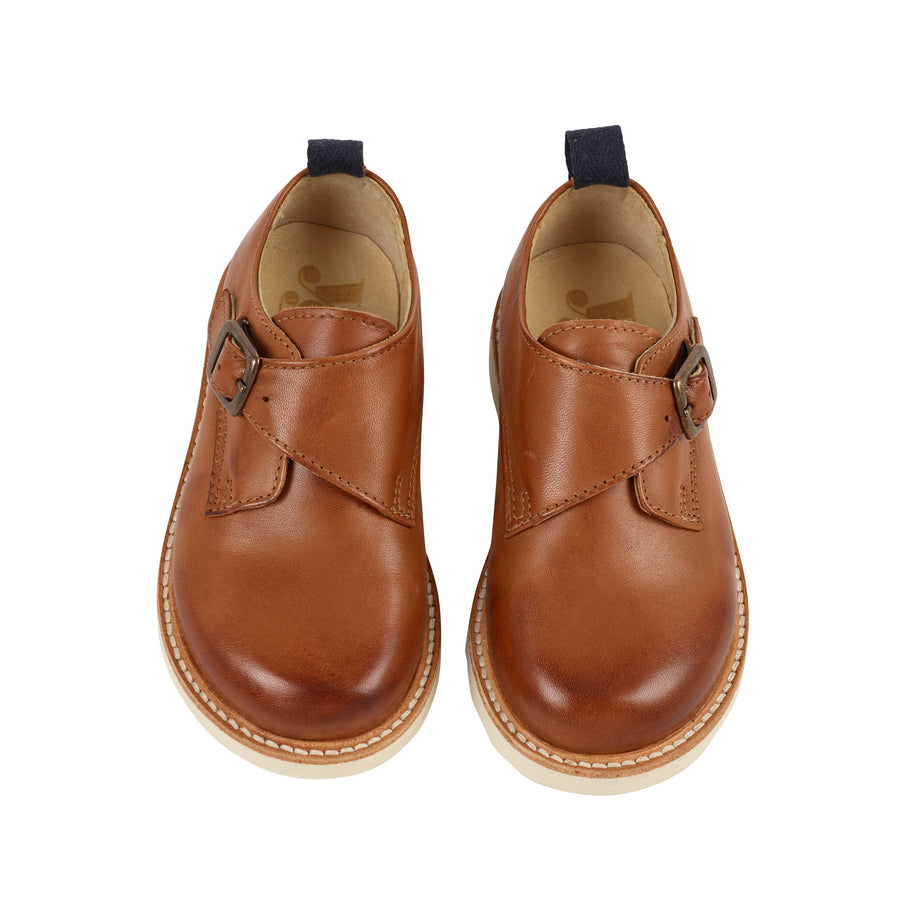 Young Soles shoes Young Soles Tan Charlie Monk Shoe