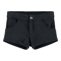 Yporque bottoms Yporque Black Mini Jean Shorts