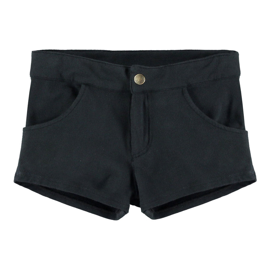 Yporque bottoms Yporque Black Mini Jean Shorts
