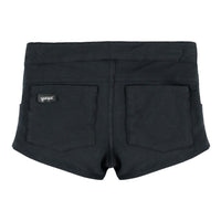 Yporque bottoms Yporque Black Mini Jean Shorts