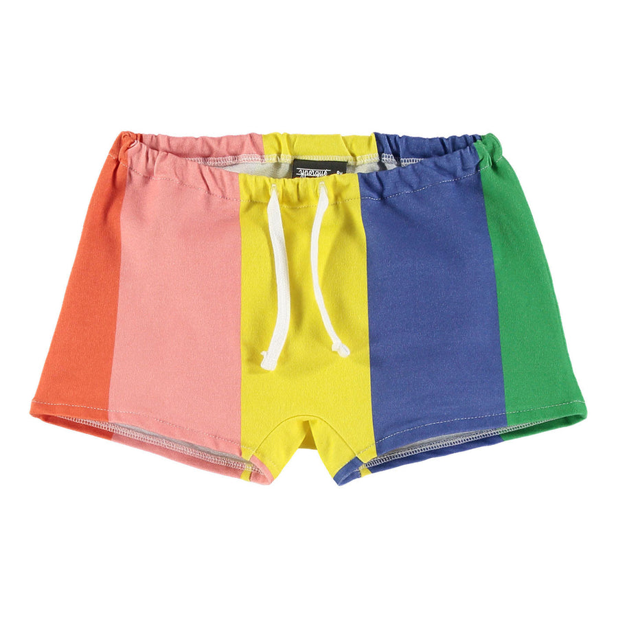 Yporque bottoms Yporque Rainbow Striped Shorts