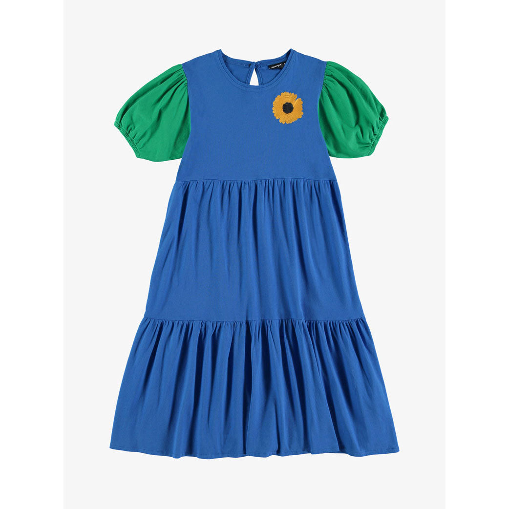 Yporque dresses Yporque Electric Blue Sunflower Bicolor Dress