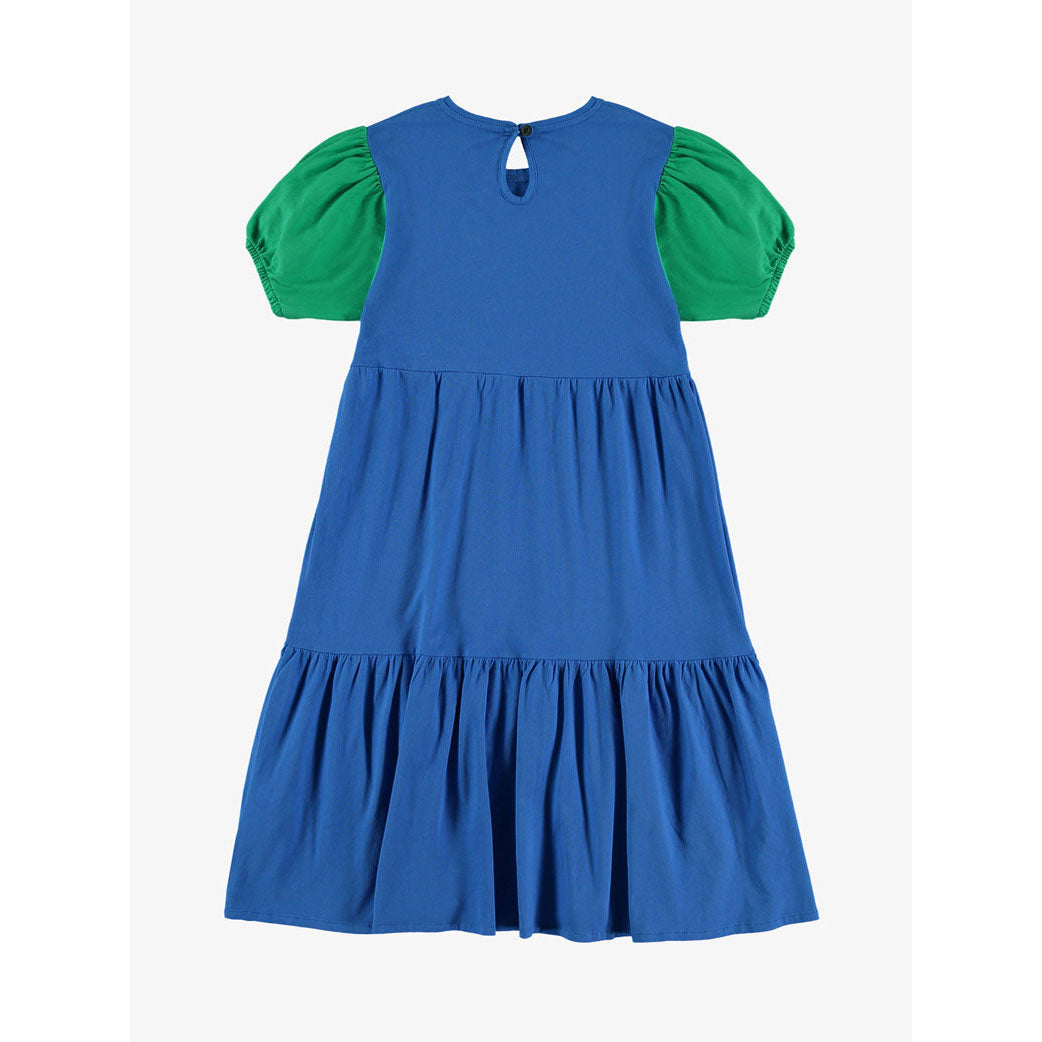 Yporque dresses Yporque Electric Blue Sunflower Bicolor Dress