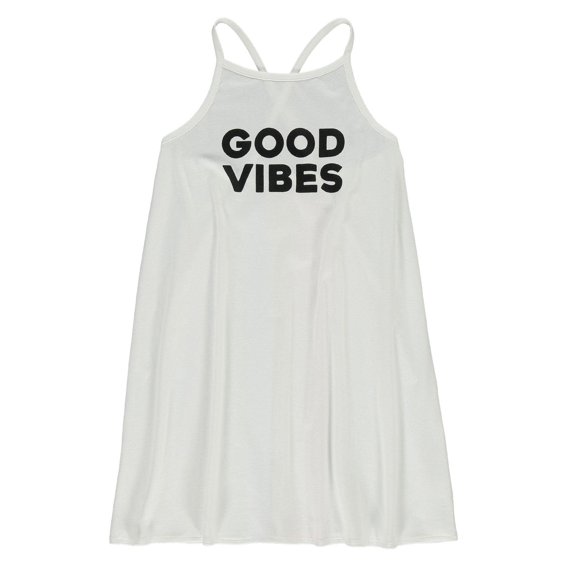 Yporque dresses Yporque White Good Vibes Dress