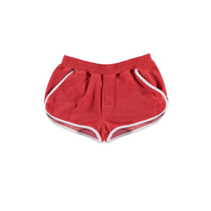 Yporque Shorts Yporque Red Towel Retro Shorts