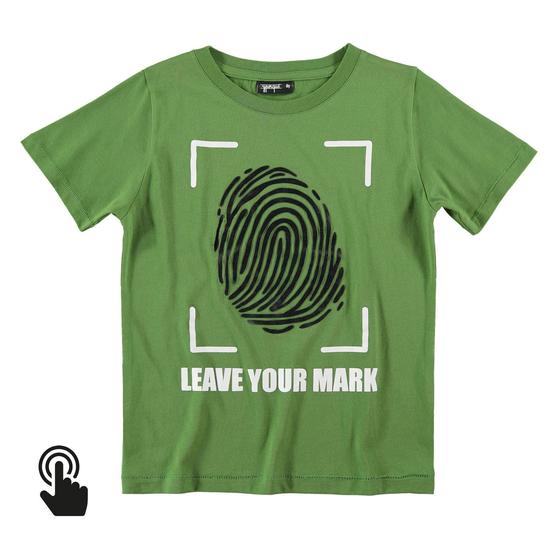 Yporque tees Yporque Deep Green Textured Fingerprints Tee