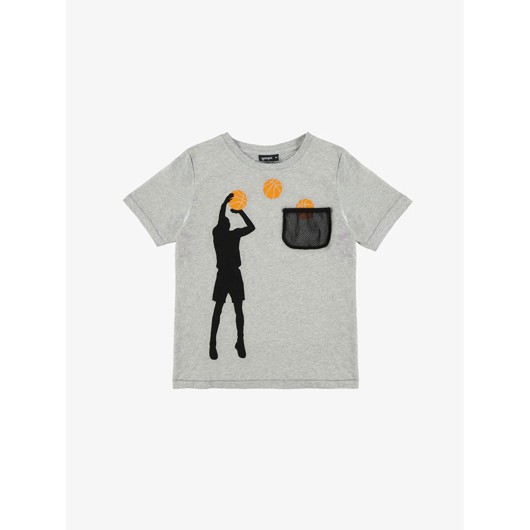 Yporque tees Yporque Melange Basketball Pocket Tee