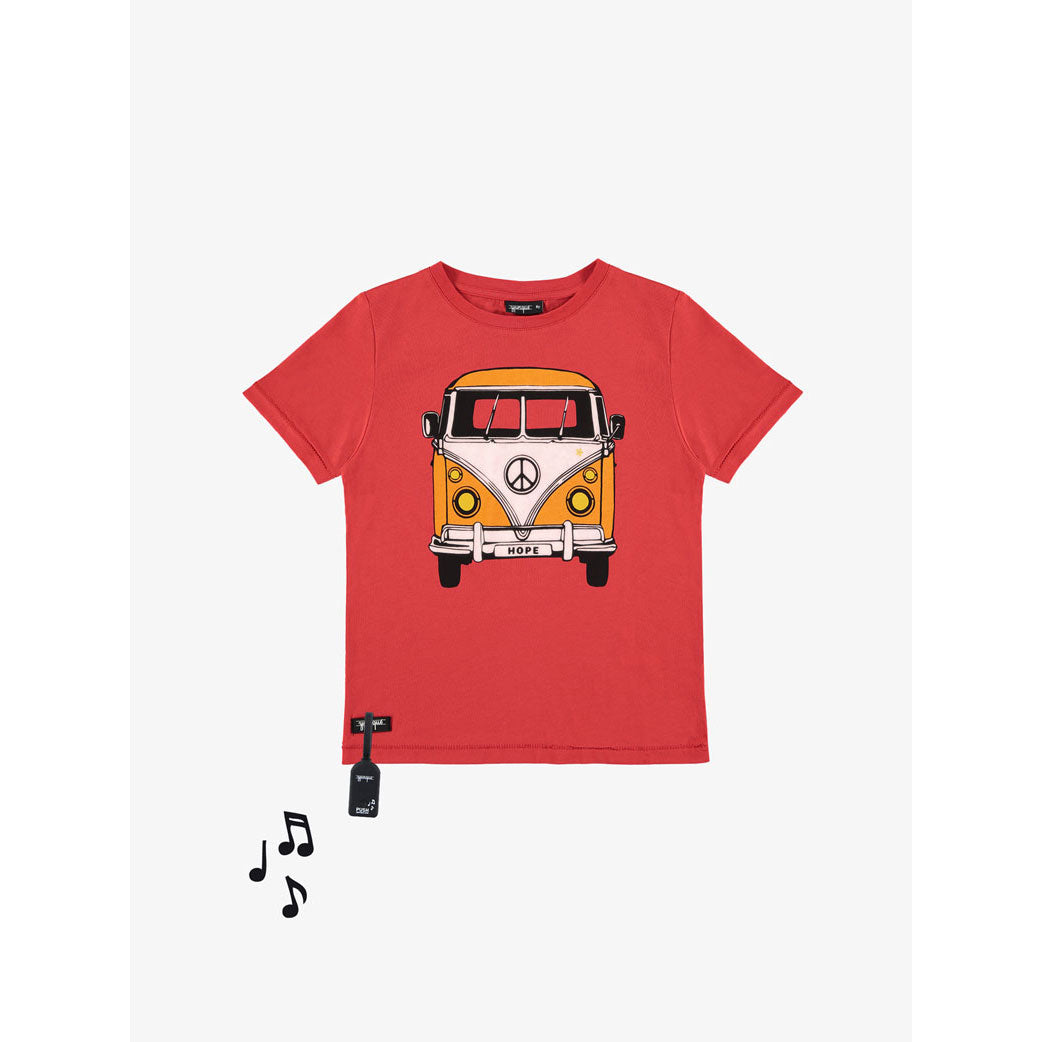 Yporque tees Yporque Red Hippy  Van Sound Tee