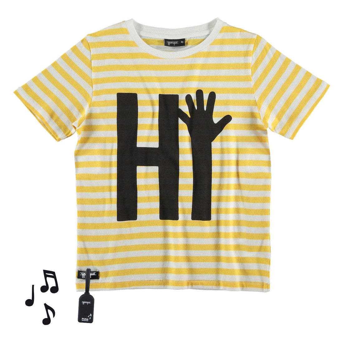 Yporque tees Yporque Yellow Stripes Hi Tee