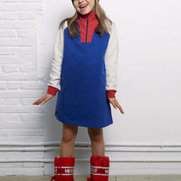 Yporque Multicolor Sunset Zipper Dress