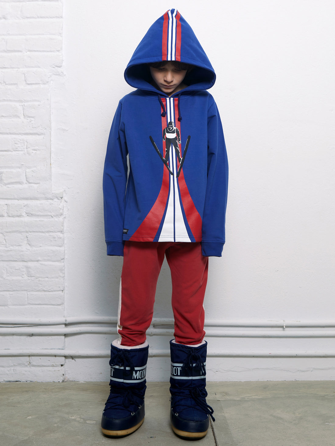 Yporque Electric Ski Big Hoodie