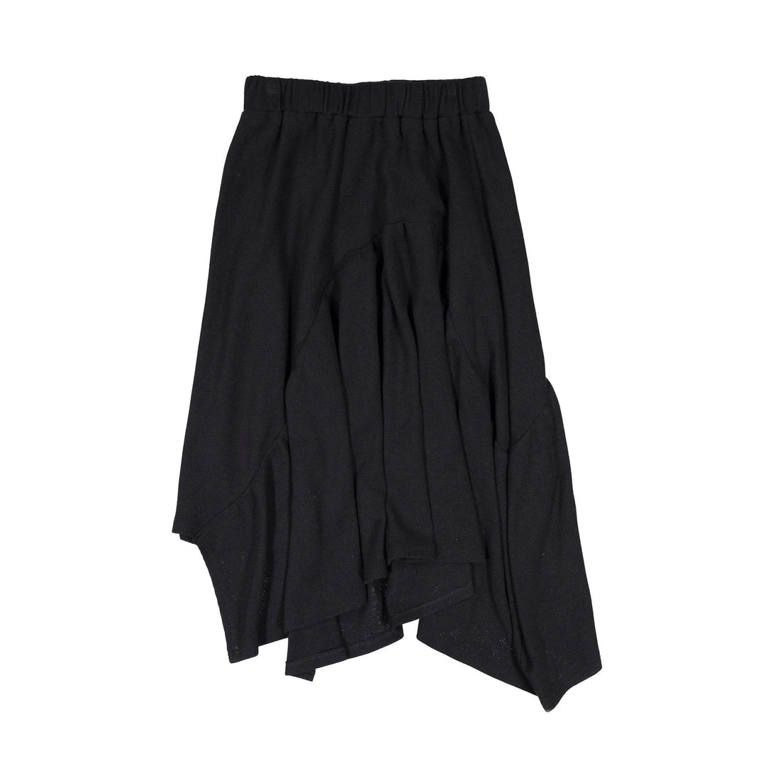 zero + us bottoms Zero + US Black Waffle Asymetrical Skirt